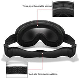 Manufacturer diagram of the three-layer face foam and the anti-slip elastic strap