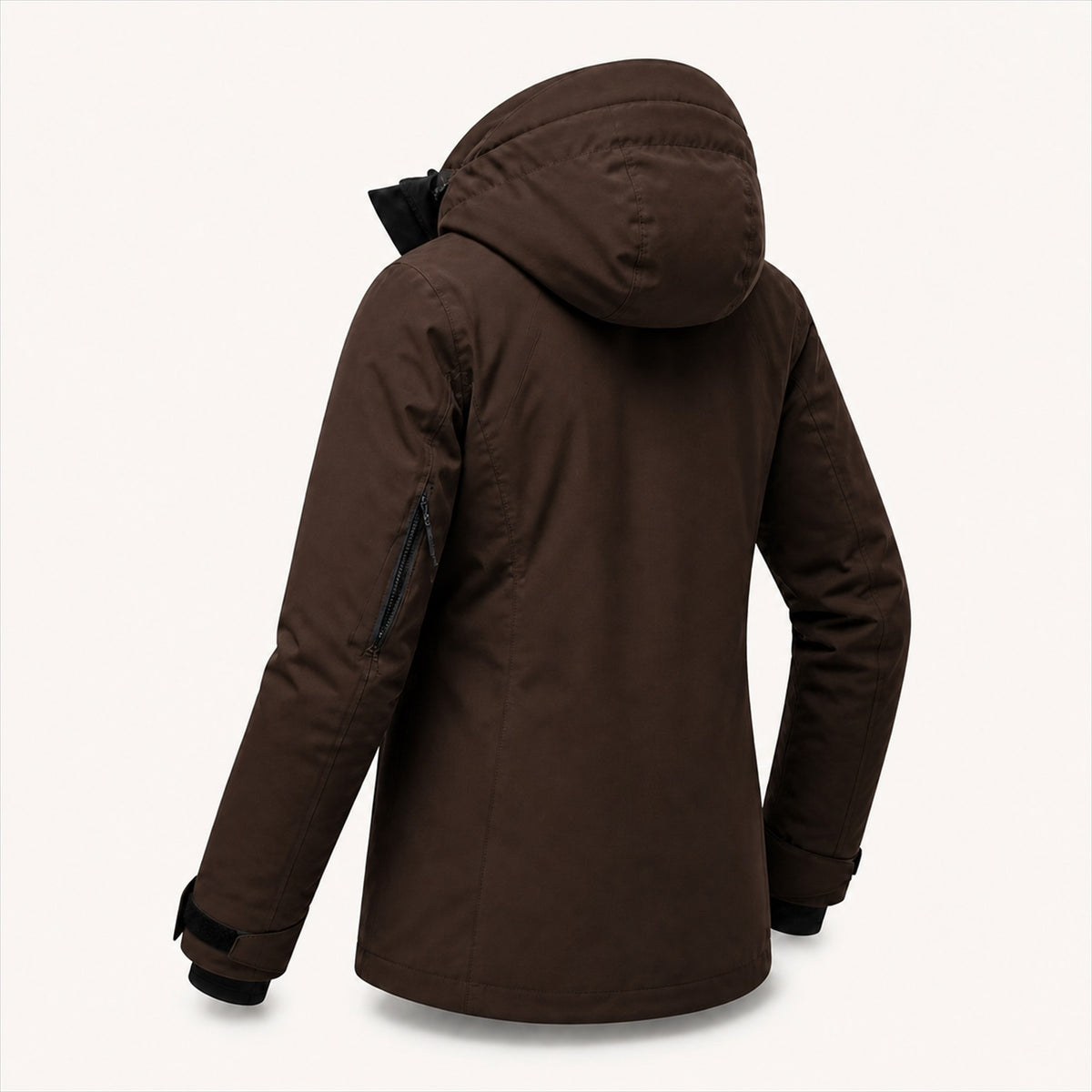 Insulated Snow Jacket — Skeezy studio render, alternate view