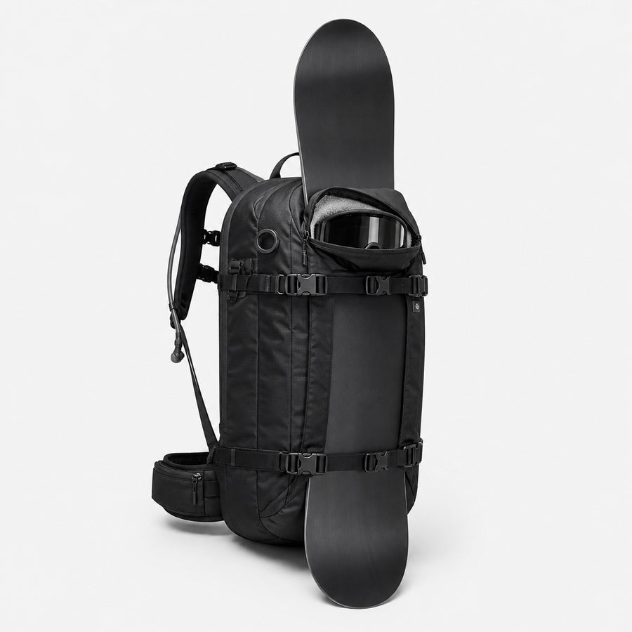Snow Boot Backpack — front view