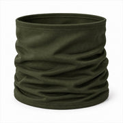 Fleece Neck Gaiter in Moss — Skeezy studio render, front view