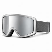 Cylindrical Snow Goggle — chrome