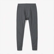 Merino Base Layer Bottom in Gunmetal — Skeezy studio render, front view