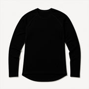 Merino Base Layer Top in Blackout — Skeezy studio render, front view