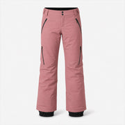 Women’s Snow Pant in Dusty Rose — Skeezy studio render, front view