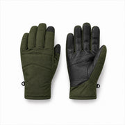Short-Cuff Snow Glove in Moss — Skeezy studio render, front view