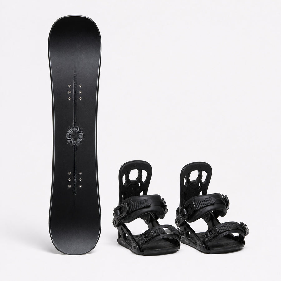 Youth Snowboard + Binding Set — front view