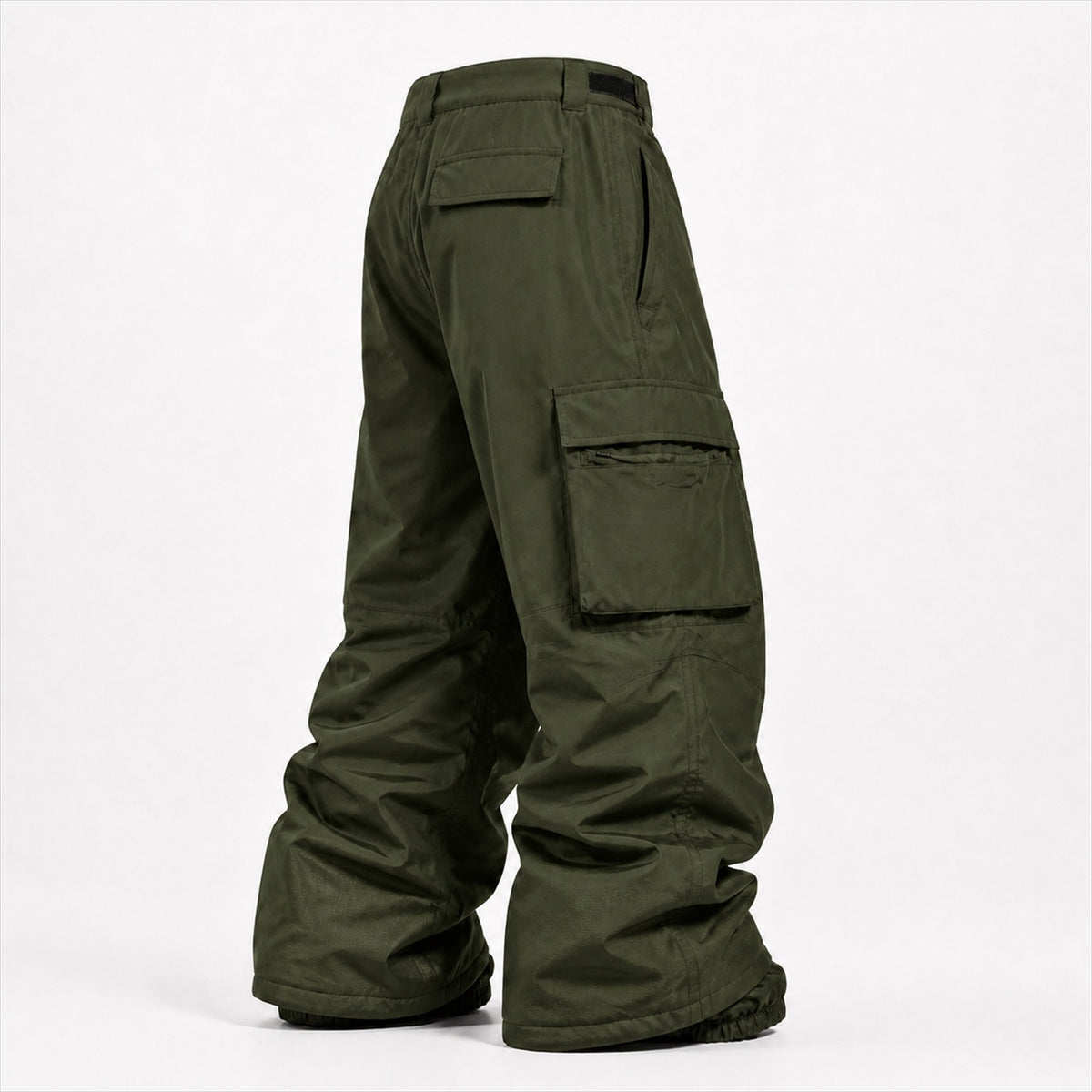 Baggy Cargo Snow Pant — Skeezy studio render, alternate view