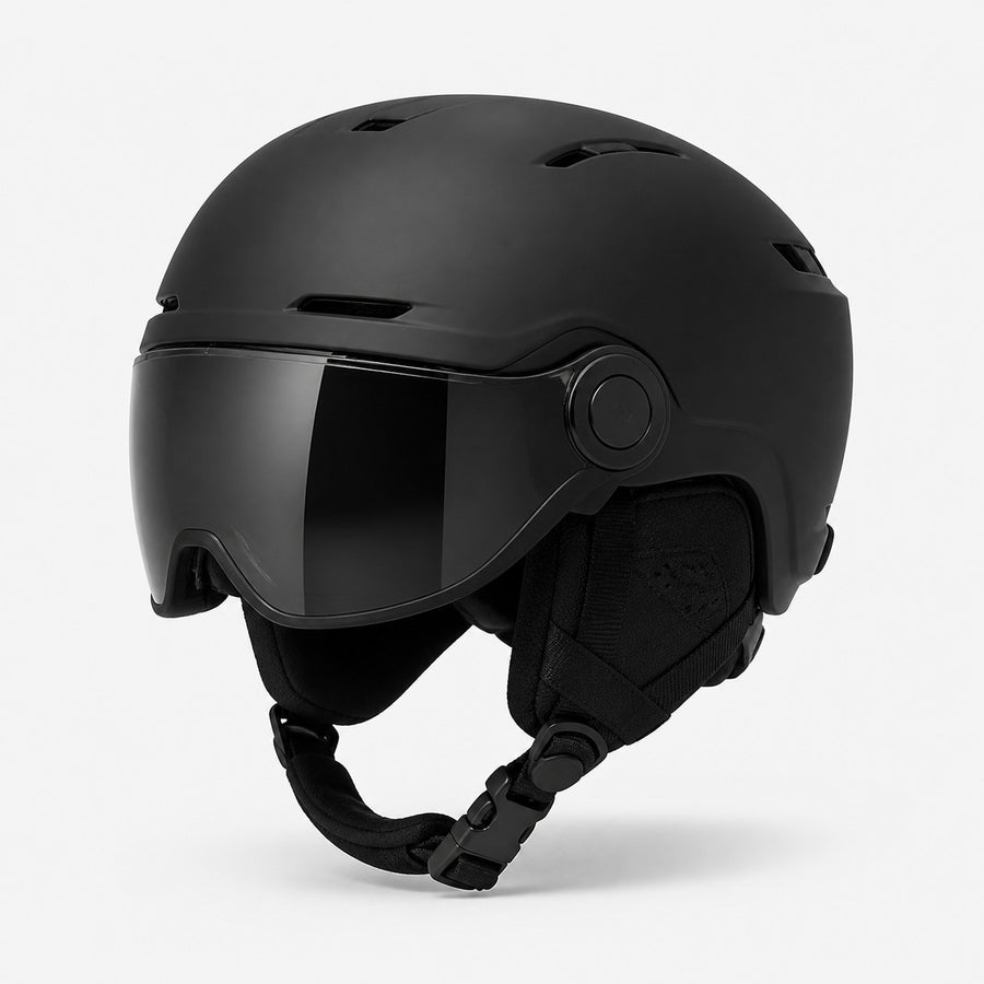 Visor Snow Helmet — front view