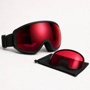 Magnetic Snow Goggle — blood moon matched spare