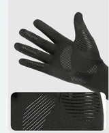 First Chair Touchscreen Glove Liner, close-up of the silicone anti-slip grip print on the palm and fingers