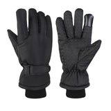 Knuckle Drag Fleece-Lined Park Glove in Blackout on a white background, back of the hand and grip palm