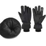 Knuckle Drag Fleece-Lined Park Glove, close-up of the plush fleece lining next to the pair